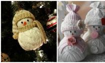 Поделка снеговик (70 новых идей для детей) Новогодние поделки своими руками как сделать снеговика